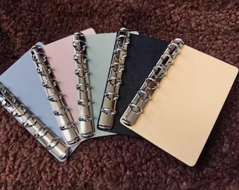 A7 Cowhide Ring Binder Insert 6 Ring Insert Planner Refill Insert Journal Insert