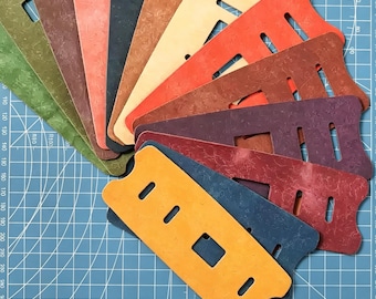 Genuine Leather Binder Ring Wrapper for 4-Ring 3-Ring 6-Ring Planner Replaceable A6 Journal Ring Protector | A5 A7 Binder Ring Cushion Pad