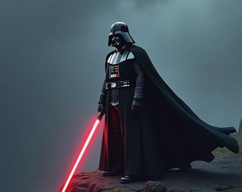 Fantasia de Darth Vader para Cosplay – Traje personalizado do Lorde Sith de Star Wars | Armadura preta inspirada no filme