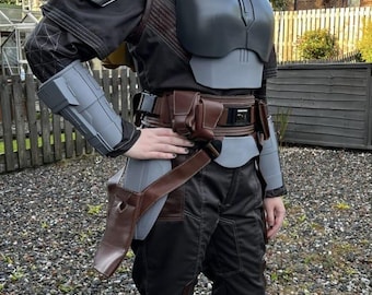 Fantasia de Cosplay Bo-Katan Kryze | Traje de Voo Mandaloriano Feminino | Traje de Caçadora de Recompensas de Star Wars