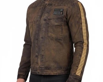 Jaqueta de Cassian Andor – Fantasia de Cosplay da Aliança Rebelde de Rogue One