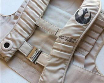 Poe Dameron X-Wing Pilot Vest: Star Wars Rebel Alliance Cosplay