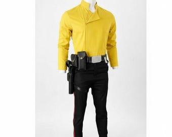 Traje de Cosplay de Piloto Rebelde – Conjunto de Camisa e Calça (2 peças)