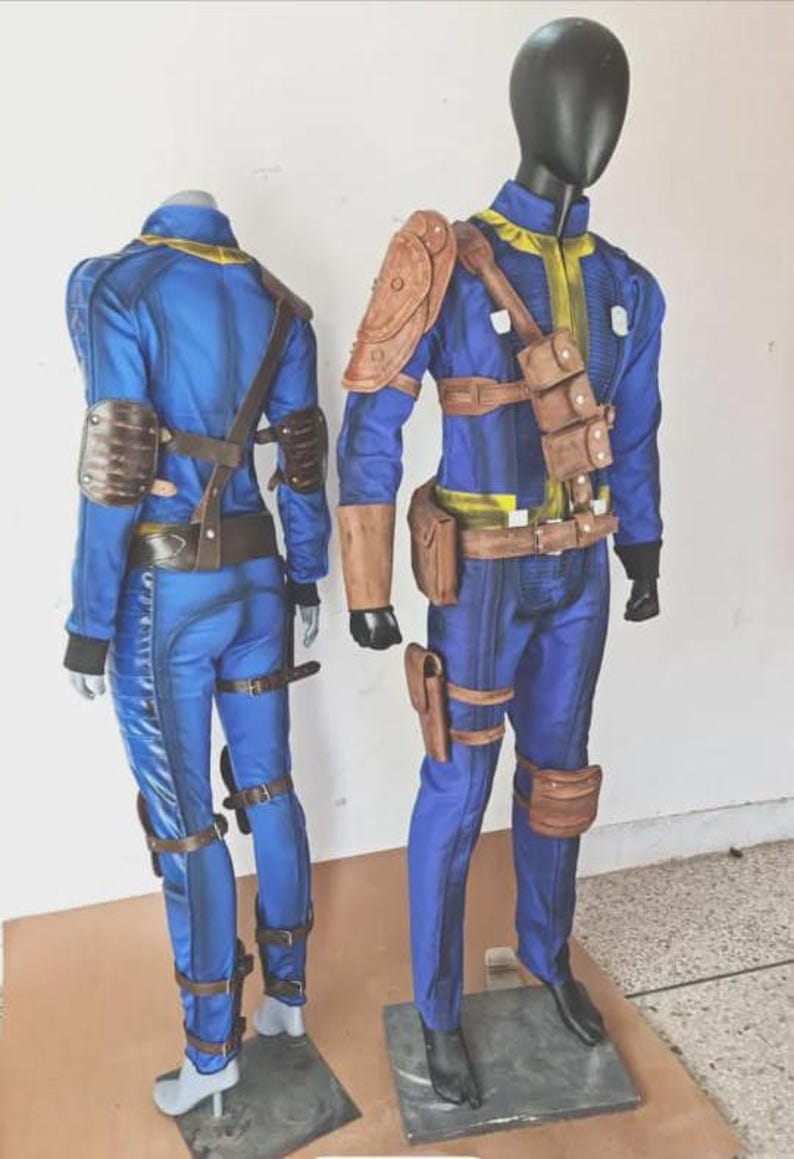 Fallout Vault Suit Cosplay | Vault 33 & 101 With Leather Belt - Etsy