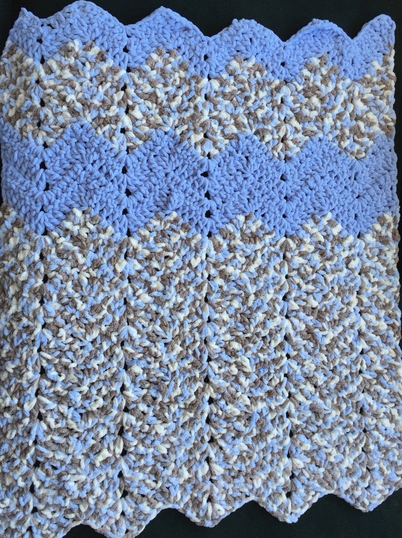 READY TO SHIP Baby Toddler Blanket 27 X 35 Cuddle Blanket Baby Gift