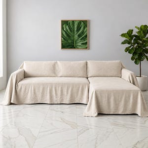 Ikea l shape sofa cover