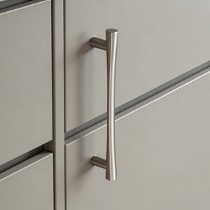 Schlanke Edelstahl-Schrankgriff | Moderne Möbelbeschläge für Küche & Bad Eitelkeit