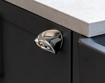 Pomello creativo in ottone, maniglia per cassetto in argento, pomelli per armadio unici