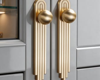 Tirador moderno para armario de cocina, tirador dorado para armario