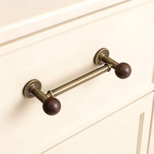 Brass pull , Furniture Hardware for Kitchen, Bathroom, Dresser