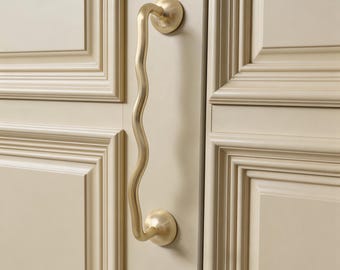 Tirador de onda esférica, manija para cómoda y cocina.