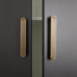 Knoppen van gepolijst messing, meubelbeslag voor keuken, badkamer, dressoir