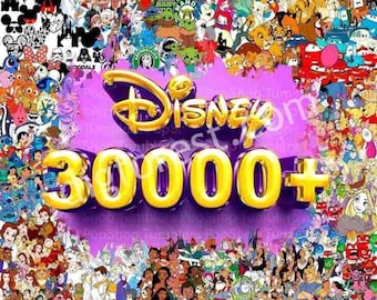 30000+ Mega Bundle Disneyland Png, Cartoon Characters Bundle, Disneyprincess Png, Magic Kingdom, Walt Disneyworld Clipart, Digital Download