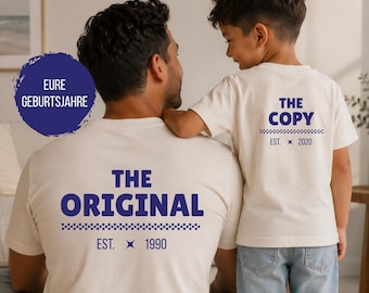 Maglietta coordinata per la famiglia, Maglietta personalizzata per mamma, papà, mini maglietta, Maglietta remix originale, Maglietta personalizzata per la famiglia, Completo coordinato per la famiglia