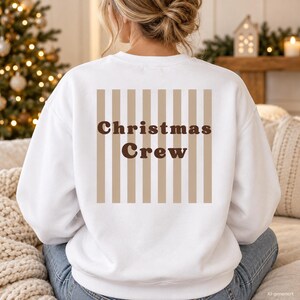 Family Shirts Weihnachten Christmas Crew Sweatshirt Familienoutfit Partnerlook Weihnachtspulli für Erwachsene und Kinder Weihnachtsgeschenk