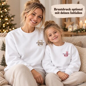 Family Shirts Weihnachten Christmas Crew Sweatshirt Familienoutfit Partnerlook Weihnachtspulli für Erwachsene und Kinder Weihnachtsgeschenk
