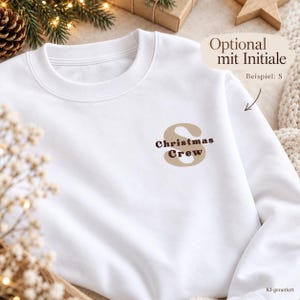 Family Shirts Weihnachten Christmas Crew Sweatshirt Familienoutfit Partnerlook Weihnachtspulli für Erwachsene und Kinder Weihnachtsgeschenk
