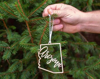 Arizona Christmas Ornament Gifts: AZ State Vacation Travel Souvenir