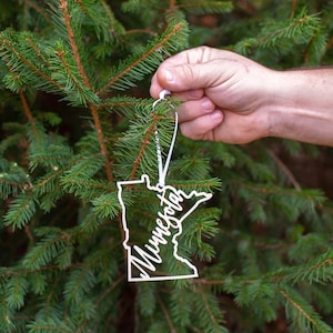 Minnesota Christmas Ornament Gifts - MN State Vacation Travel Souvenir