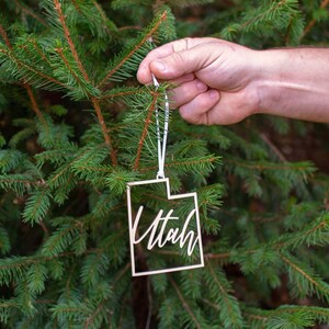 Utah Christmas Ornament Gift - UT State Vacation Travel Souvenir