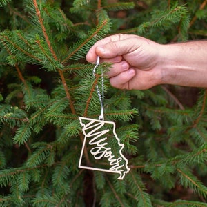 Missouri Christmas Ornament Gifts - MO State Vacation Travel Souvenir