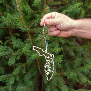 Florida Christmas Ornament Gifts - FL State Vacation Travel Souvenir