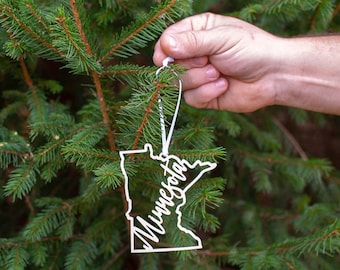 Minnesota Christmas Ornament Gifts - MN State Vacation Travel Souvenir