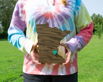 College Roommate Graduation Gift for Her: Personalized State Dorm Decor