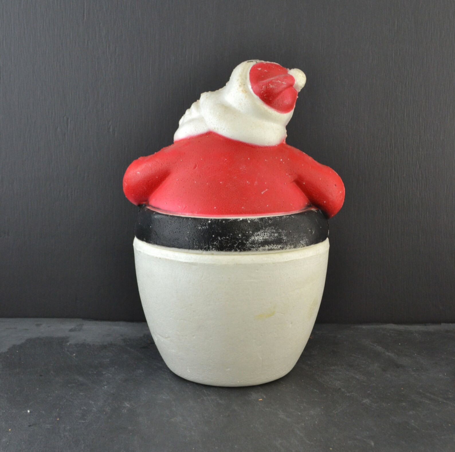 Vintage Santa Claus Styrofoam Cooler Ice Bucket Gotham Etsy