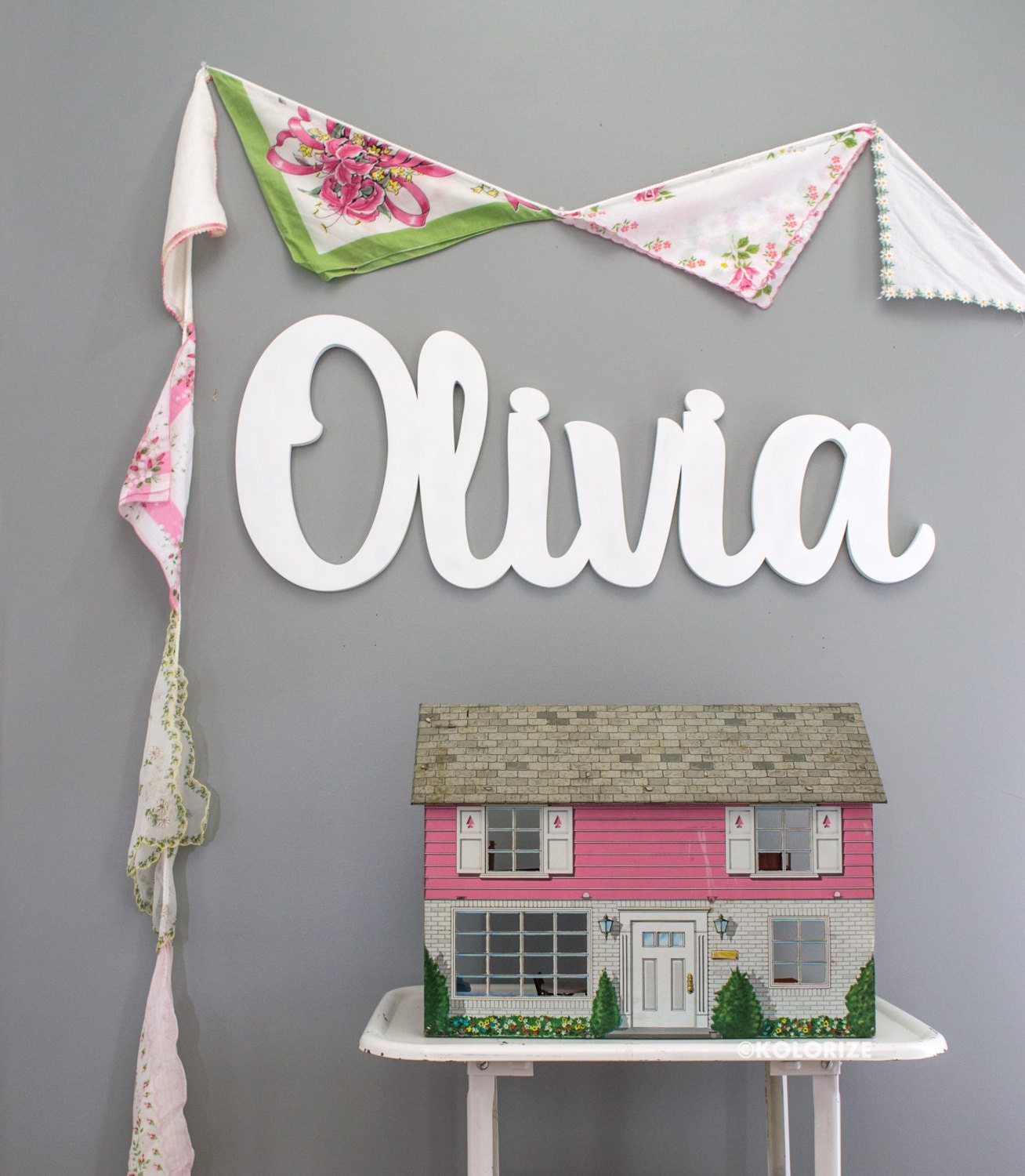 Wooden Name Sign Bedroom Wall Decor Kids Wall Decor Name Etsy