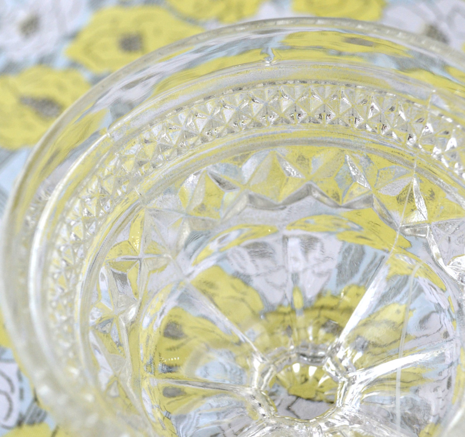 Vintage Footed Dessert Bowls Clear Glass Dessert Cup Etsy