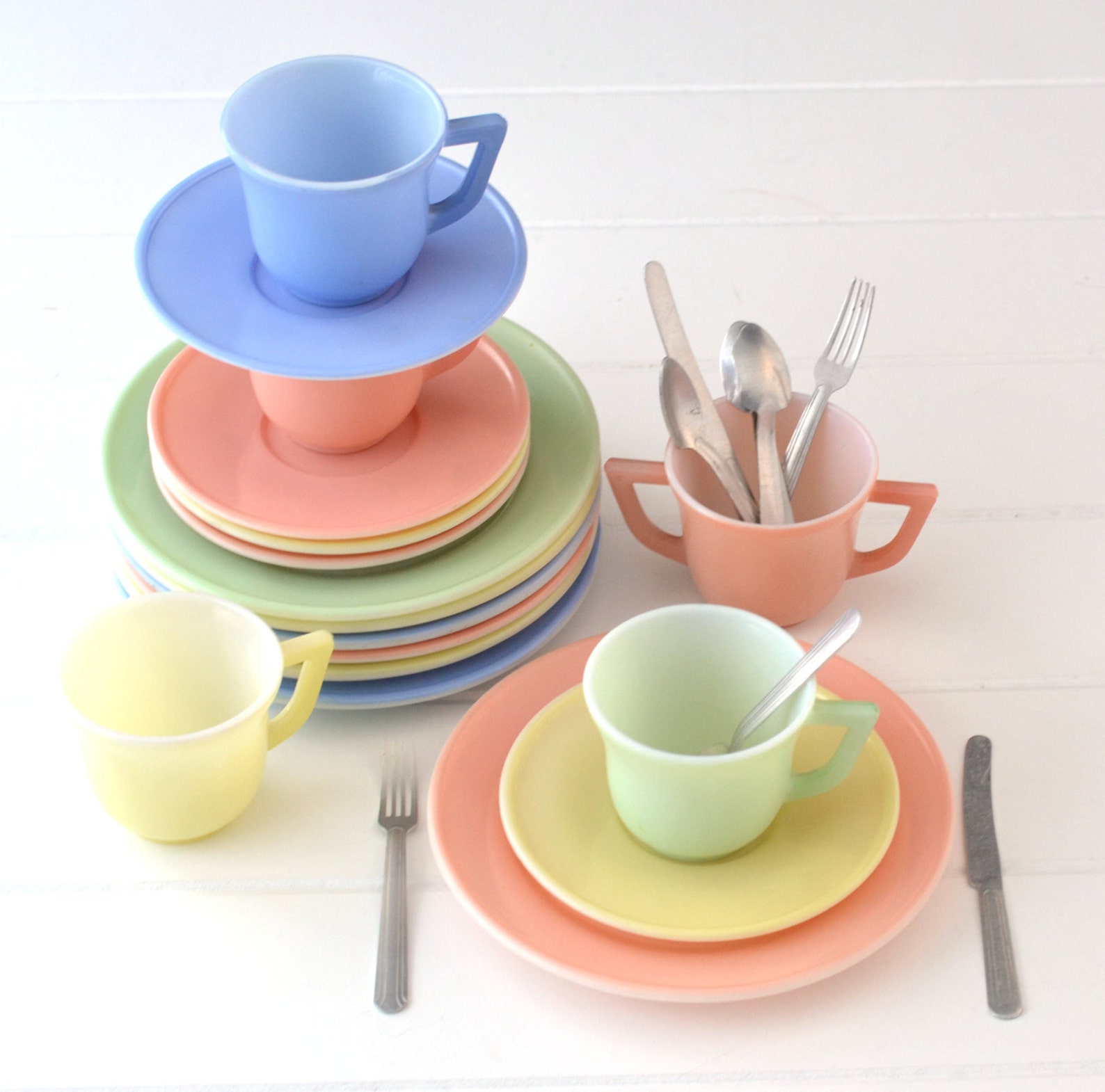 hazel atlas little hostess party set