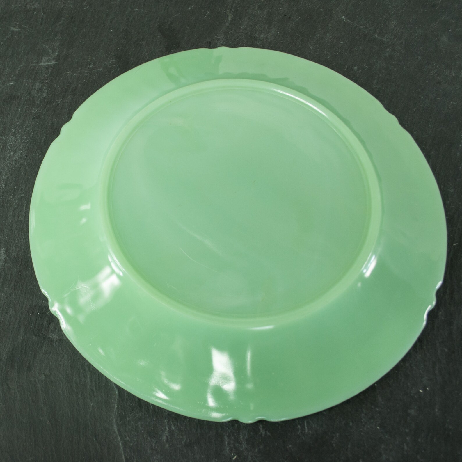 Jadeite Sheaves of Wheat Dinner Plate Fire King Jadite Rare Etsy