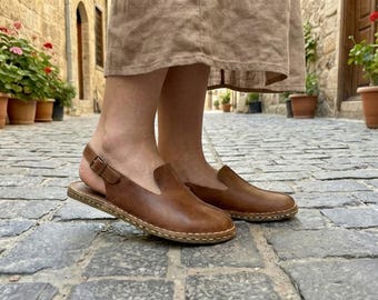 Grounding Sandals For Women : Wide Toe Box Shoes , Barefoot Sandals - Crazy Brown