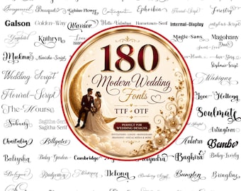 180 Wedding Font,Ultimate font,Heart fonts,Handwritten font,Calligraphy Fonts,Script Font,Procreate Fonts,Whimsical Fonts,Digital Download