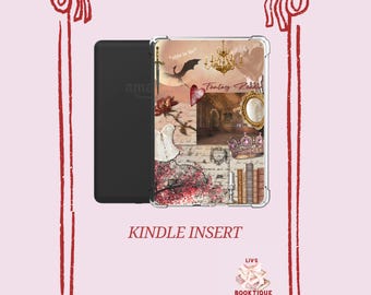 Fantasy Reader Kindle Insert- Thick Photo Paper Insert for Clear Case ...
