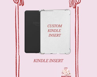 パーソナライズされたKindleインサート - クリアケース用厚手フォトペーパーインサート
