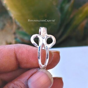 Handmade Sterling Silver Ring, Unique Boho Wrap Ring, Tribal Jewelry for Women, Minimalist Silver Ring, Gift for Her, ShivaniGemsCrafts Ring