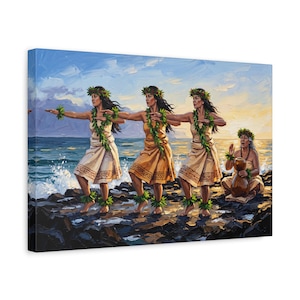 Hawaii hula painting - Etsy 日本