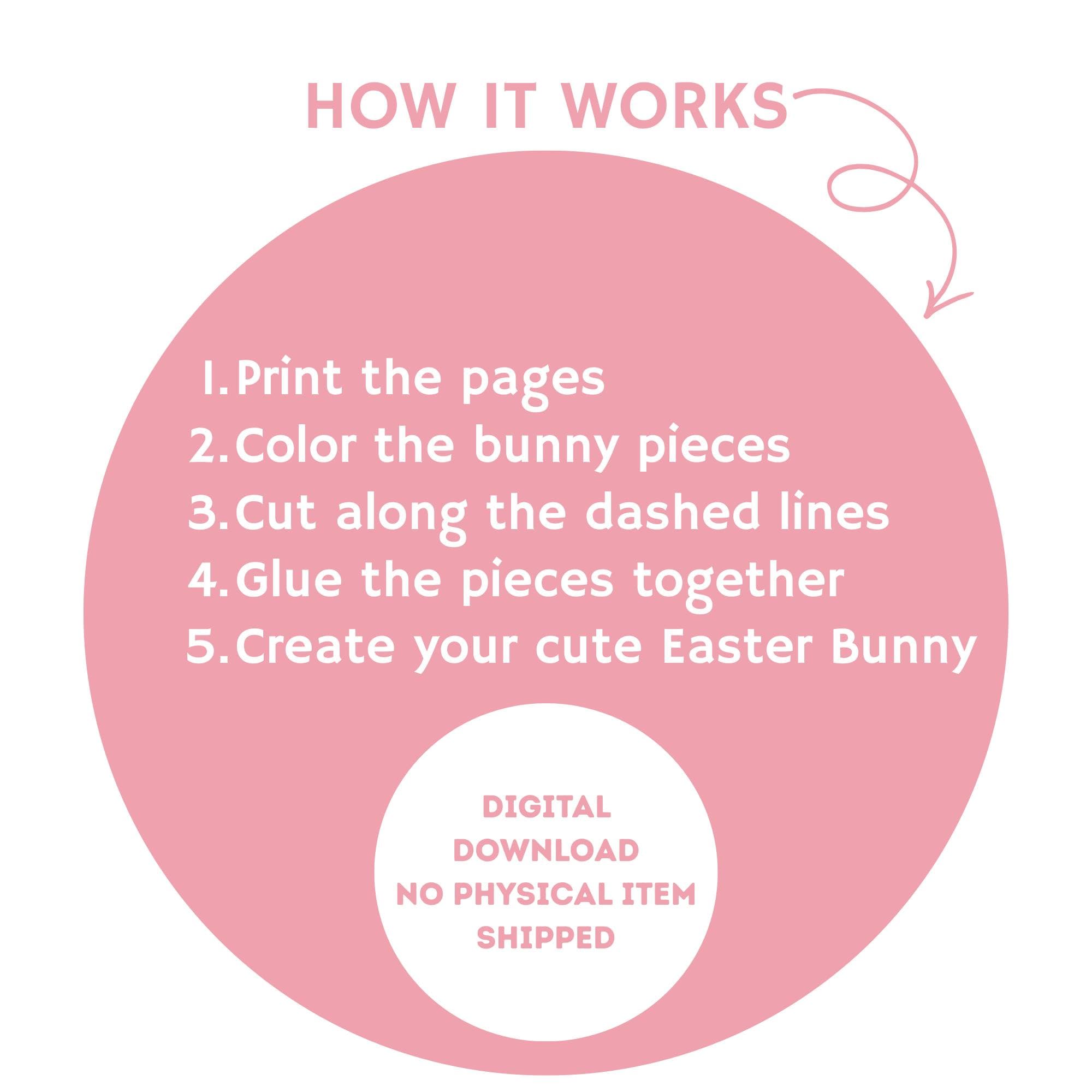 Easter Bunny Craft | Build a Bunny Activity for Kids | Printable ...