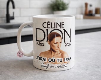 Mug personnalisé Céline Dion