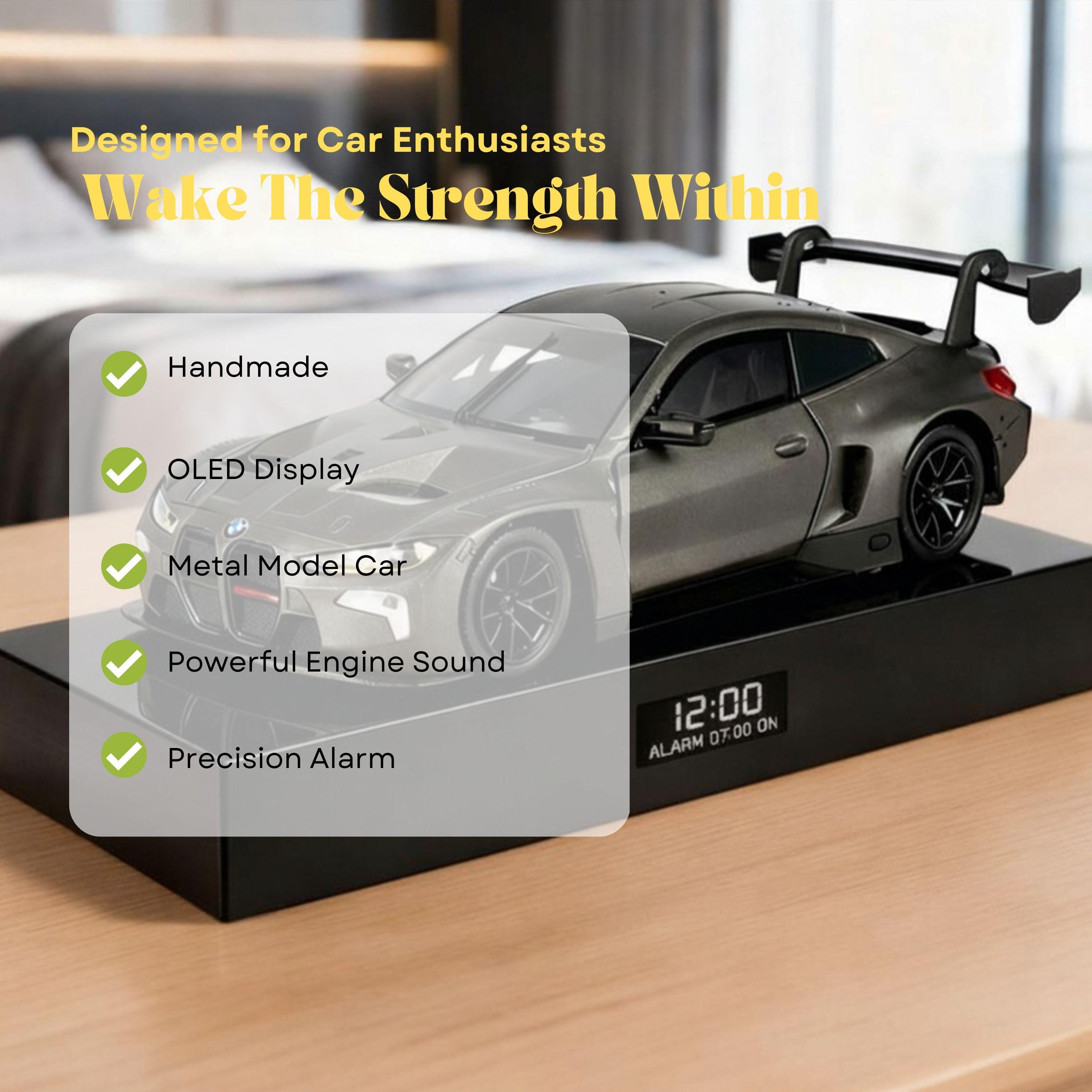 Performance Coupe Alarm Clock, Handmade, Realistic Engine Sound, Car ...