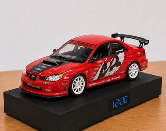 Kundgebung Auto Wecker, handgemacht, realistisches Motorgeräusch, Geschenk für Auto-Enthusiasten, japanisches Automobildesign