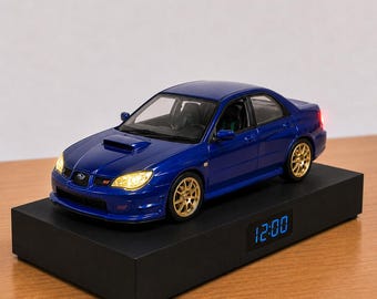 Kundgebung Auto Wecker, Handgemacht, Realistischer Motor Sound, Geschenk für Auto-Enthusiasten, Japanisches Kultiges Design