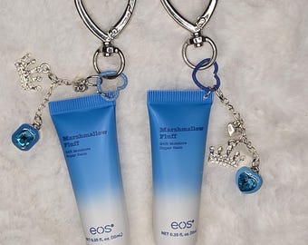Marshmallow Fluff EOS Lip Balm Keychains