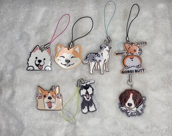 Dog Phone Charms