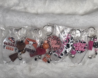 Motel Keychains Cowboy and Cowgirl