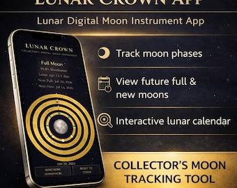 Instrument numérique lunaire lunaire. ceci est une application,