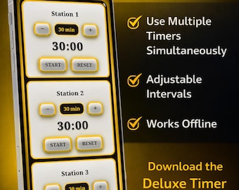 Minuterie de luxe pour salon de coiffure : gestion des stations, facile à utiliser