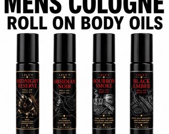 Roll-on geparfumeerde lichaamsolie voor mannen | Langdurige geurolie | Premium eau de cologne